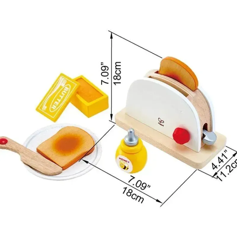 Kids Hape Pretend Play|Toys For 3 Year Old*- Pop Up Toaster Set
