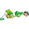 Hape Pretend Play|Toys For 2 Year Old*- Pull Along Frog Family with Anti-Rollover Wheels