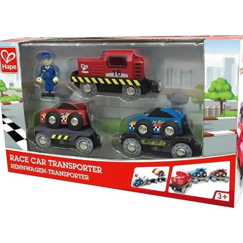 Hape Pretend Play|Toys For 2 Year Old*- Race Car Transporter