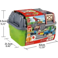 Hape Toys For 2 Year Old|Gift For Toddler*- Railway Bucket Builder Set