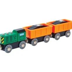 Hape Pretend Play|Montessori Toys*- Railway Diesel Freight Train