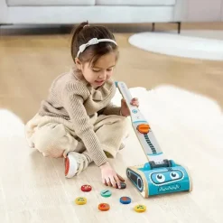 Hape Toys For 2 Year Old|Gift For Toddler*- Robot Vacuum Playset