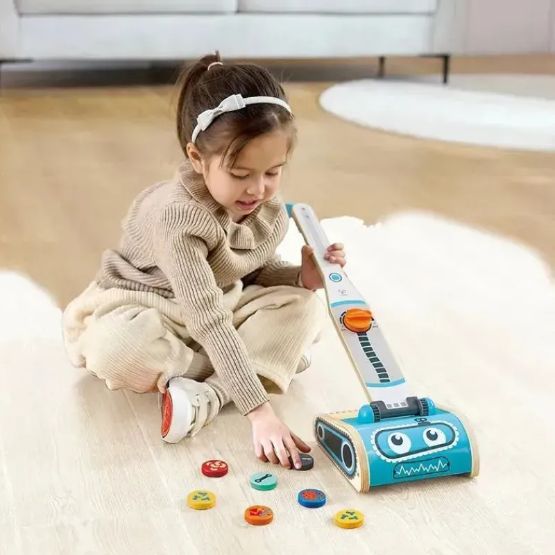 Hape Toys For 2 Year Old|Gift For Toddler*- Robot Vacuum Playset