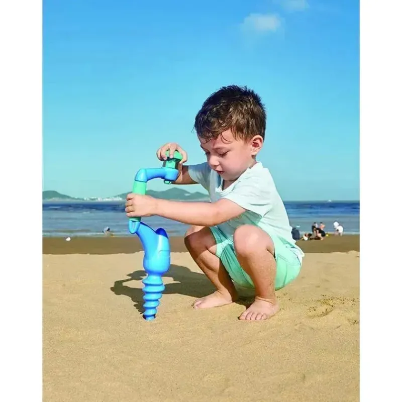 Kids Hape Pretend Play|Toys For 3 Year Old*- Sand and Beach Toy Driller Toys, Blue