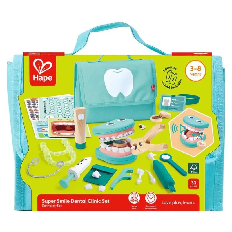Hape Toys For 3 Year Old*- Super Smile Dental Clinic Set