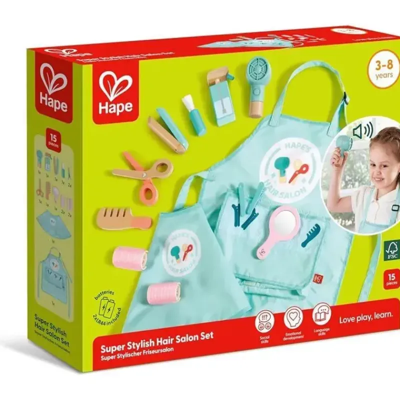 Hape Pretend Play*- Super Stylish Hair Salon Set