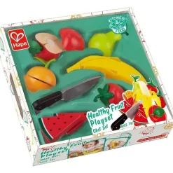 Hape Pretend Play|Toys For 2 Year Old*- Wooden Healthy Cutting Play Fruits with Play Knife