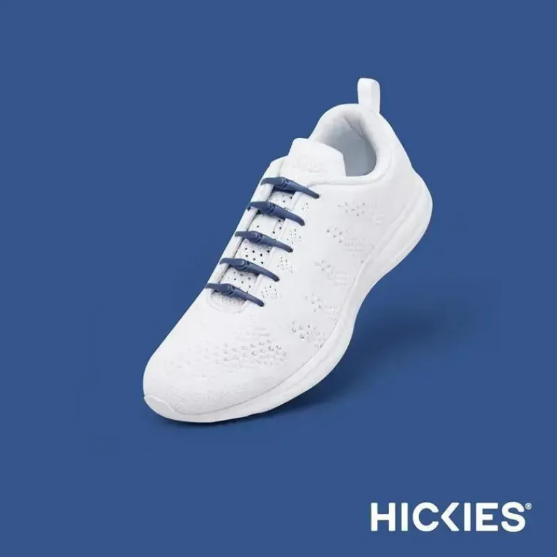 Hickies Baby Shoes*- No Tie Shoelaces For Adults Premium, Unisex, One Size fit All, Blue Straps