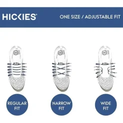 Hickies Baby Shoes*- No Tie Shoelaces For Adults Premium, Unisex, One Size fit All, Blue Straps