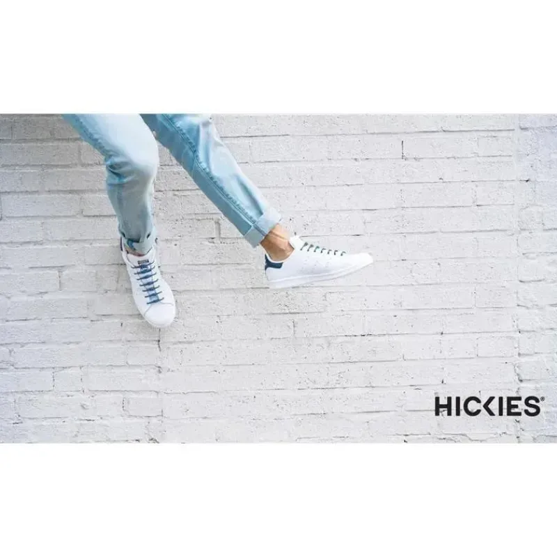 Hickies Baby Shoes*- No Tie Shoelaces For Adults Premium, Unisex, One Size fit All, Blue Straps