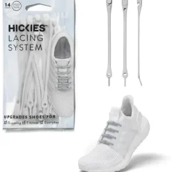 Hickies Baby Shoes*- No Tie Shoelaces For Adults Premium, Unisex, One Size fit All, Grey Straps