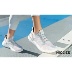 Hickies Baby Shoes*- No Tie Shoelaces For Adults Premium, Unisex, One Size fit All, Grey Straps