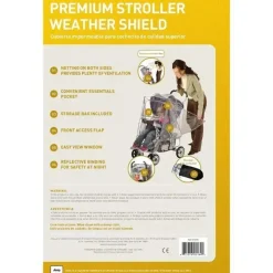 H.I.S. Juveniles, Inc. Weather Shields & Nets*H.I.S. Juveniles - Jeep Premium Stroller Weather Shield