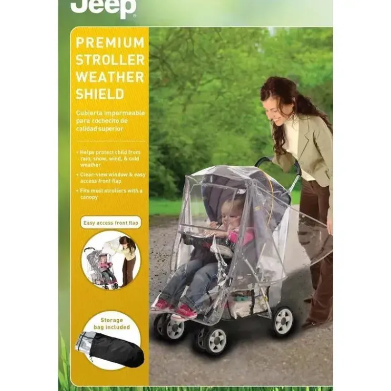 H.I.S. Juveniles, Inc. Weather Shields & Nets*H.I.S. Juveniles - Jeep Premium Stroller Weather Shield