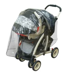 H.I.S. Juveniles, Inc. Weather Shields & Nets*H.I.S. Juveniles - Jeep Travel System Weather Shield, Baby Rain Cover, Universal Size
