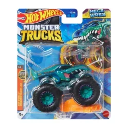 Fisher-Price Cars*Hot Wheels - Monster Trucks Die-Cast Car, Mega-Wrex