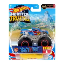 Fisher-Price Cars*Hot Wheels - Monster Trucks Die-Cast Car, Race Ace