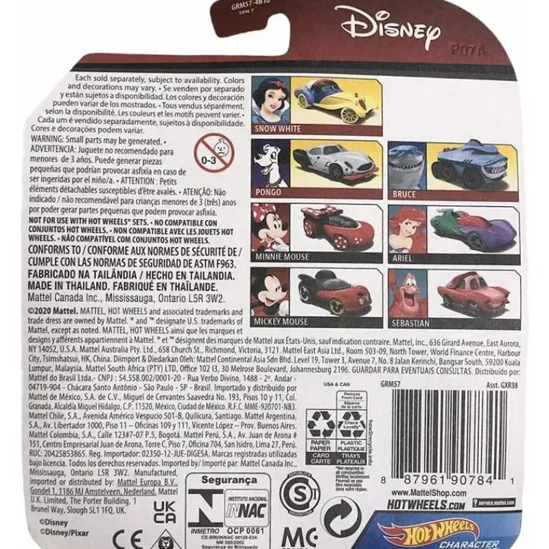 Fisher-Price Cars|Cars, Trucks & Trains*Hot Wheels - Snow White Hot Wheels Diecast 1/64