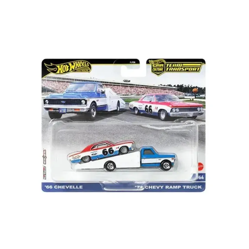Fisher-Price Cars*Hot Wheels - Team Transport 1:64 Chevelle + Ramp Truck