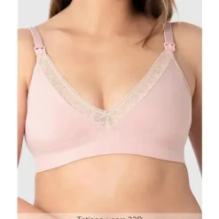 Hotmilk Nursing Bras*- Seasonal Colour Caress Seamfree Bamboo Multifit Bra, Lotus Pink