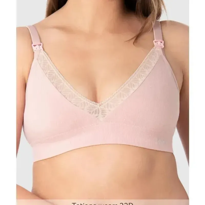 Hotmilk Nursing Bras*- Seasonal Colour Caress Seamfree Bamboo Multifit Bra, Lotus Pink