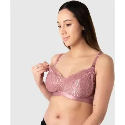 Hotmilk Nursing Bras*- Seasonal Colour Warrior Softcup Bra, Antique Rose Wirefree