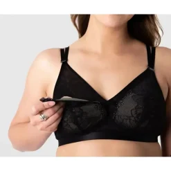 Hotmilk Nursing Bras*- True Luxe Multifit Plunge, Black Wirefree