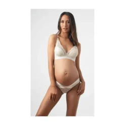 Hotmilk Nursing Bras*- Warrior Plunge Ivory Contour Nursing Bra Flexi Underwire
