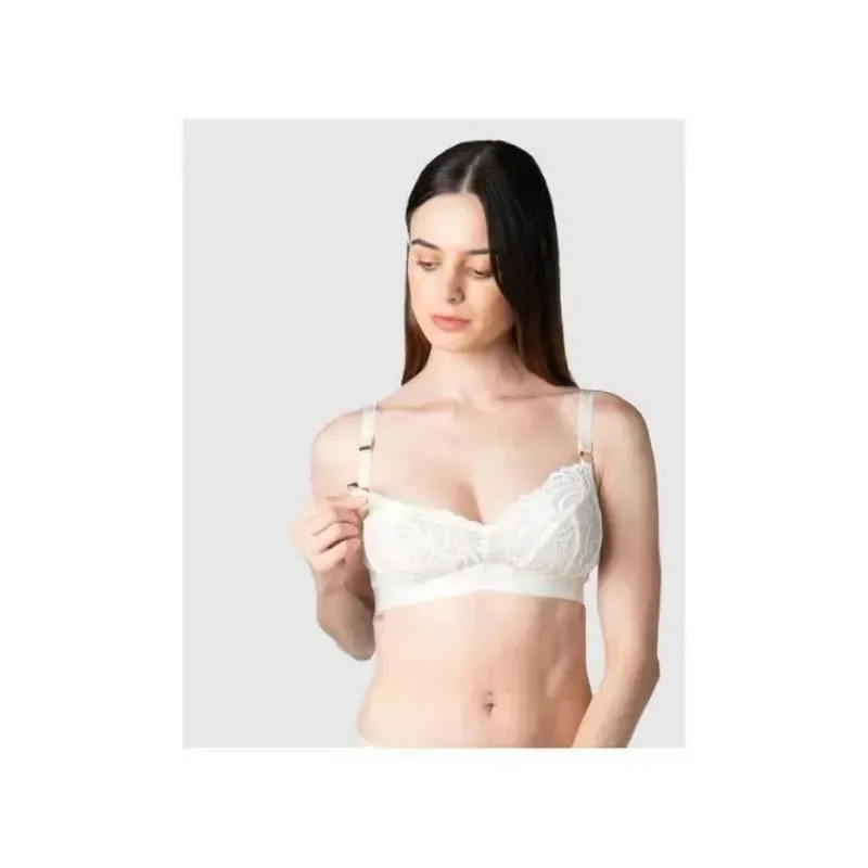 Hotmilk Nursing Bra & Intimate Apparel*- Warrior Soft Cup Ivory Multifit Nursing Bra Wirefree