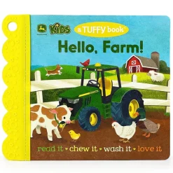 House of Marbles Books, Music & Dvds*- Hello Farm! John Deere Tuffy Book