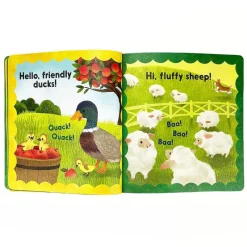 House of Marbles Books, Music & Dvds*- Hello Farm! John Deere Tuffy Book