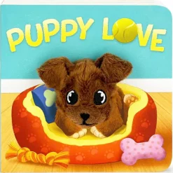 House of Marbles Books, Music & Dvds*- Puppy Love Finger Puppet Book