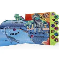 House of Marbles Toys For 2 Year Old|Books, Music & Dvds*- Sound Book Crash!, Stomp!, Roar! Dino