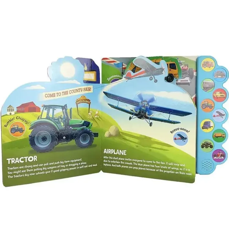House of Marbles Toys For 2 Year Old|Books, Music & Dvds*- Sound Book Rumble!, Vroom!, Zoom!