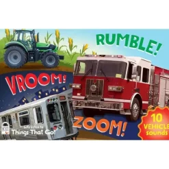 House of Marbles Toys For 2 Year Old|Books, Music & Dvds*- Sound Book Rumble!, Vroom!, Zoom!