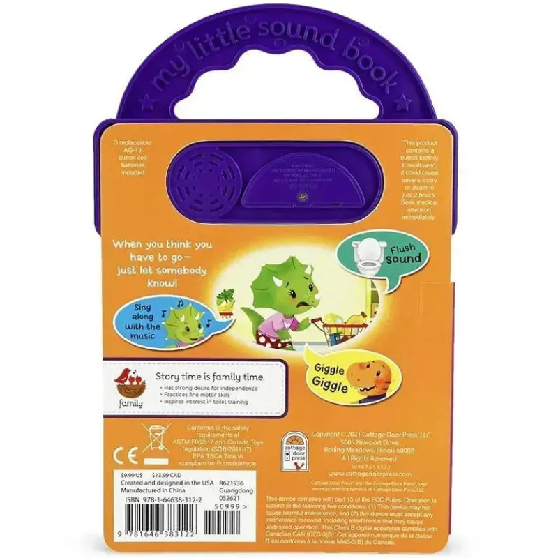 House of Marbles Books, Music & Dvds|Books For Babies*- This Little Dino Has to Potty Book