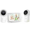 Hubble Video Monitors*- Nursery View Pro Twin 5 Video Baby Monitor Twin Set With Pan, Tilt, And Zoom