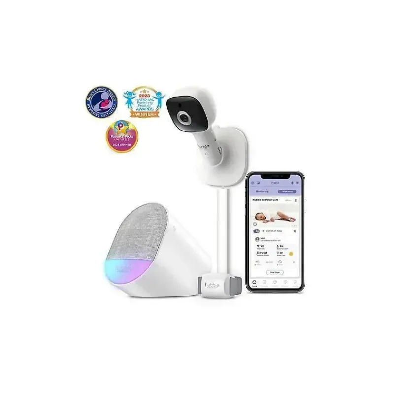 Hubble Wi-Fi Monitors*- Wi-Fi Connected Guardian Cam, White