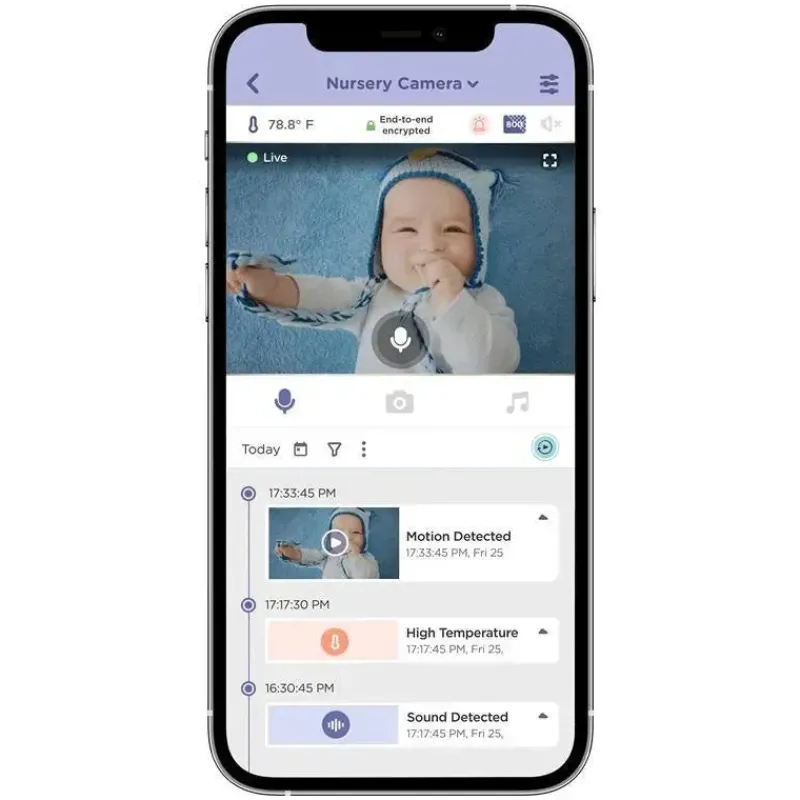 Hubble Video Monitors*- Wi-Fi Nursery Pal Link Premium Twin 5 Smart Baby Monitor Twin Cameras