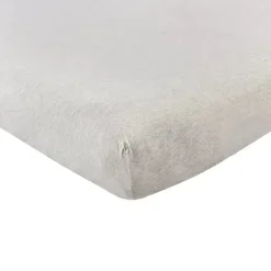 Baby Vision Crib & Bed Sheets*Hudson Baby - Heather Gray Unisex Baby Cotton Fitted Crib Sheet