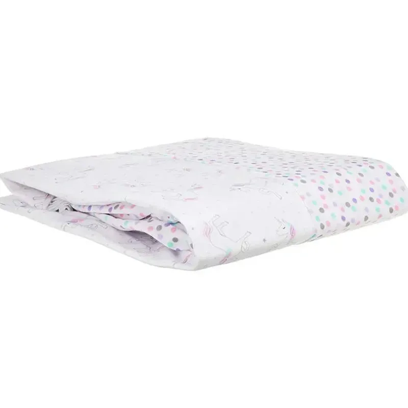 Baby Vision Crib & Bed Sheets*Hudson Baby - Unisex Baby Cotton Fitted Crib Sheet, Magical Unicorn