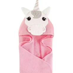 Hudson Baby Baby Bath Towels*Animal Hooded Towel, Unicorn