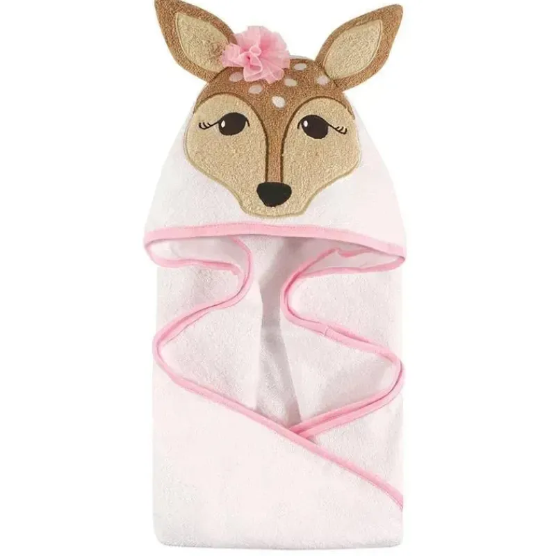 Hudson Baby Baby Bath Towels*Animal Hooded Towel, Fawn