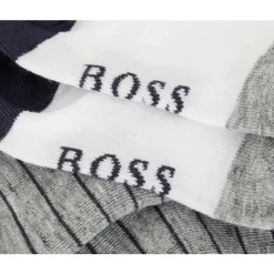 Hugo Boss Baby Gloves & Socks*- 2 Pack Socks, White/Grey, Size 17