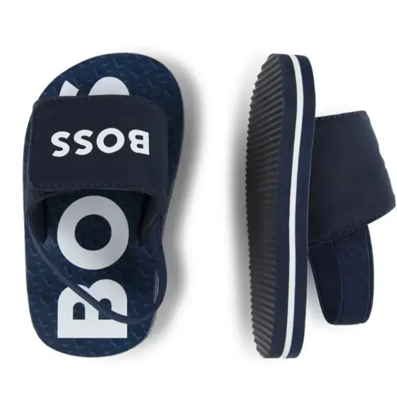 Hugo Boss Baby Shoes*Baby - Aqua Slides Boy, Navy