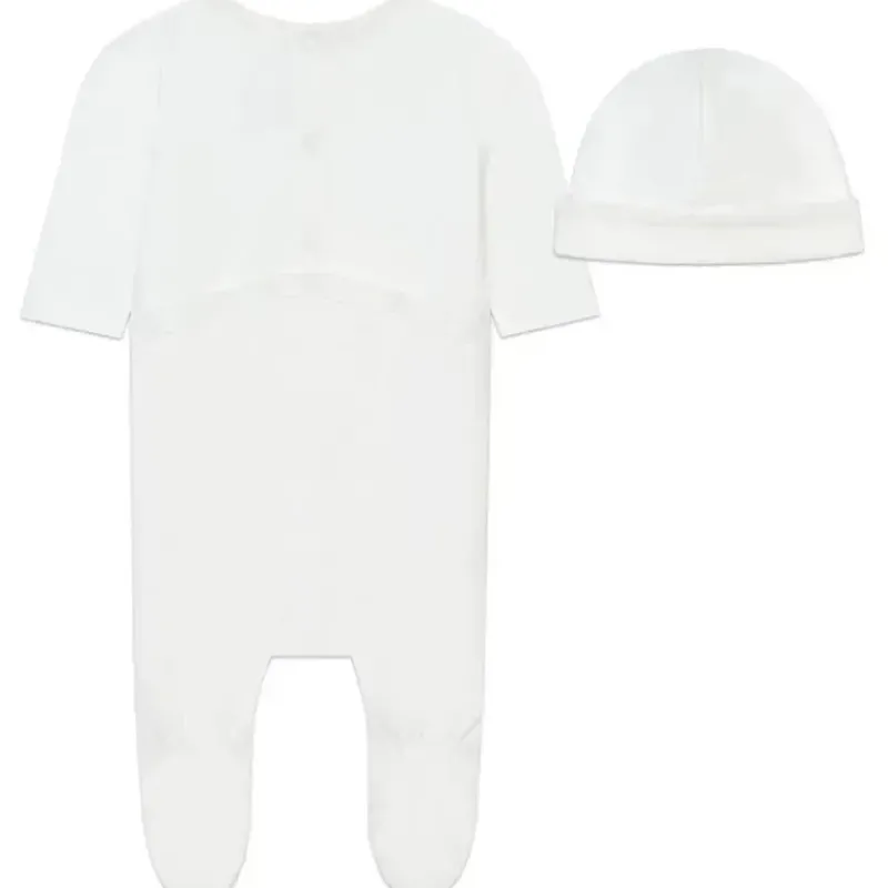 Hugo Boss Baby One-Pieces|Baby Sleepwear*Baby - Boss Boys Pyjamas & Bonnet, White