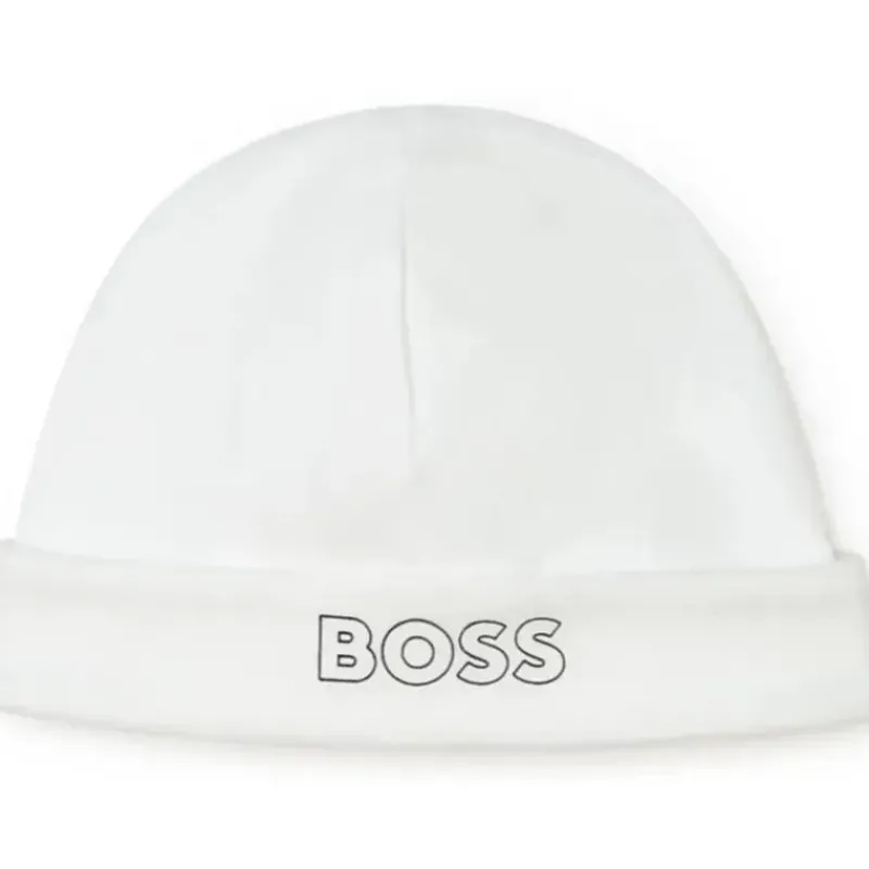 Hugo Boss Baby One-Pieces|Baby Sleepwear*Baby - Boss Boys Pyjamas & Bonnet, White