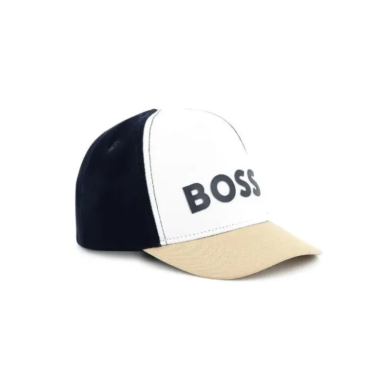 Hugo Boss Baby Hats*Baby - Boy Cap, Beige & Navy With Logo