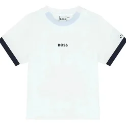 Hugo Boss Baby Sets*Baby - Boy Dungarees & T-Shirt, Navy And White