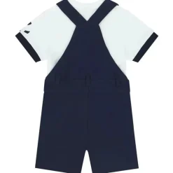 Hugo Boss Baby Sets*Baby - Boy Dungarees & T-Shirt, Navy And White